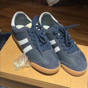 Steve Madden Navy and White Sneakers